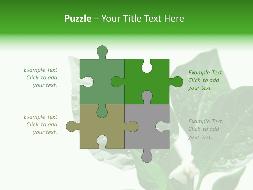 Garden Green Farmland PowerPoint Template