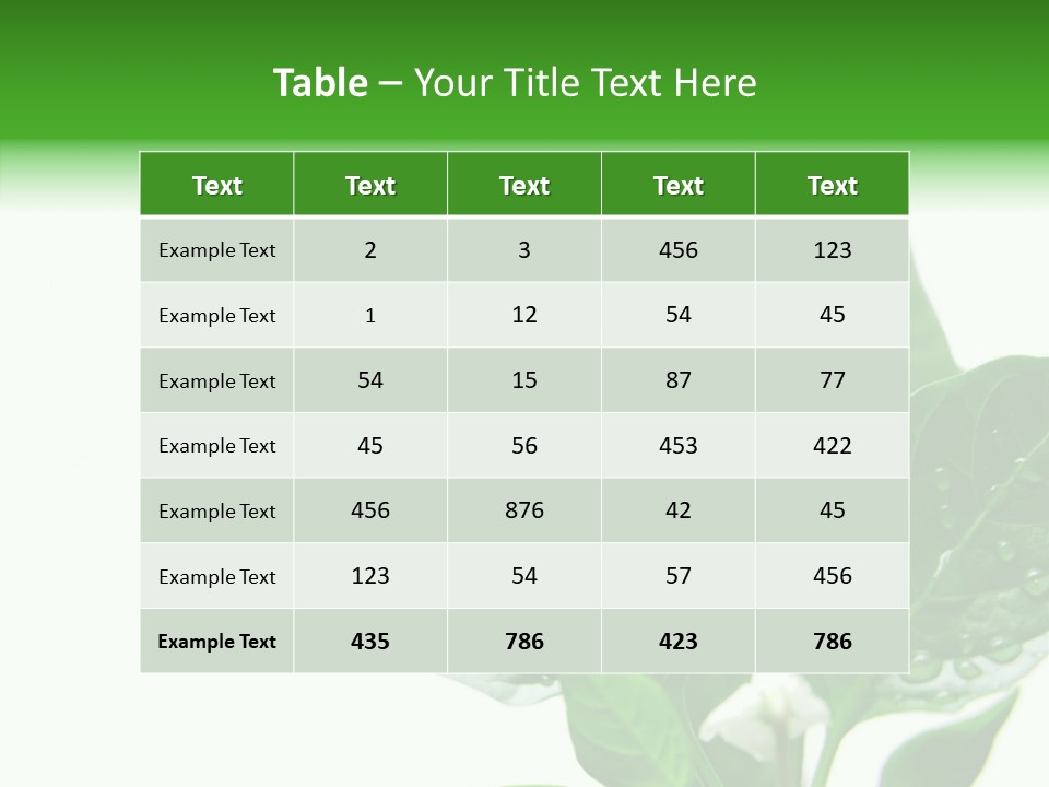 Garden Green Farmland PowerPoint Template