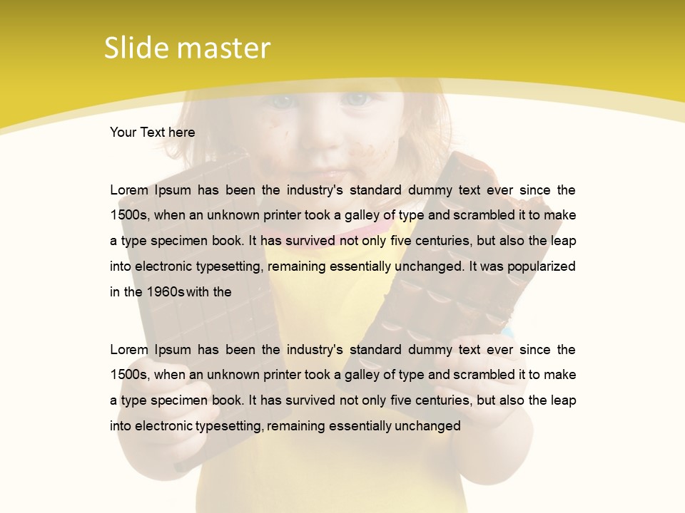 Human Serious Excitement PowerPoint Template