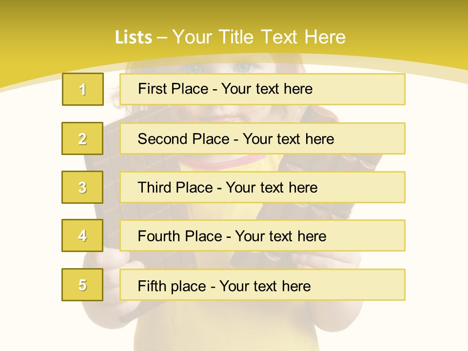 Human Serious Excitement PowerPoint Template
