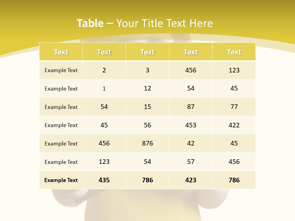 Human Serious Excitement PowerPoint Template