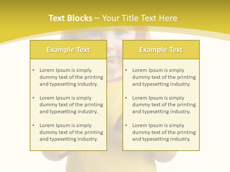 Human Serious Excitement PowerPoint Template
