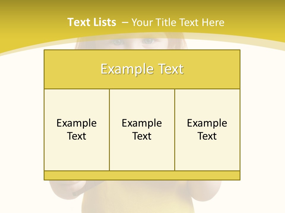 Human Serious Excitement PowerPoint Template