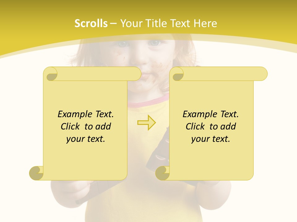 Human Serious Excitement PowerPoint Template