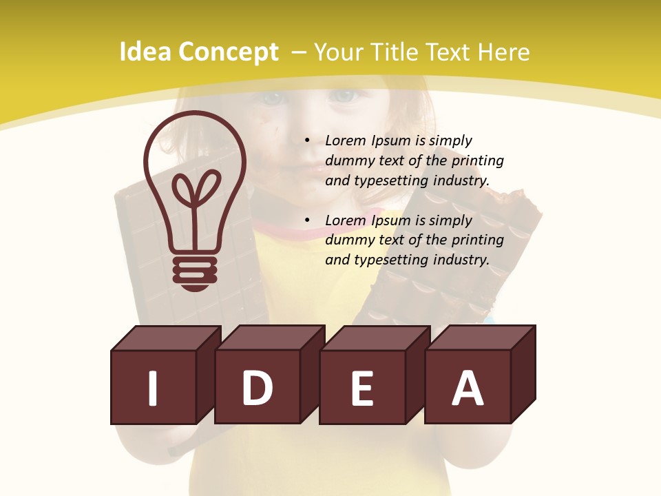 Human Serious Excitement PowerPoint Template