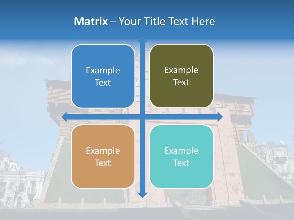 Walls Historic Kiev PowerPoint Template