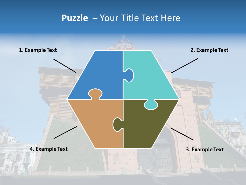 Walls Historic Kiev PowerPoint Template