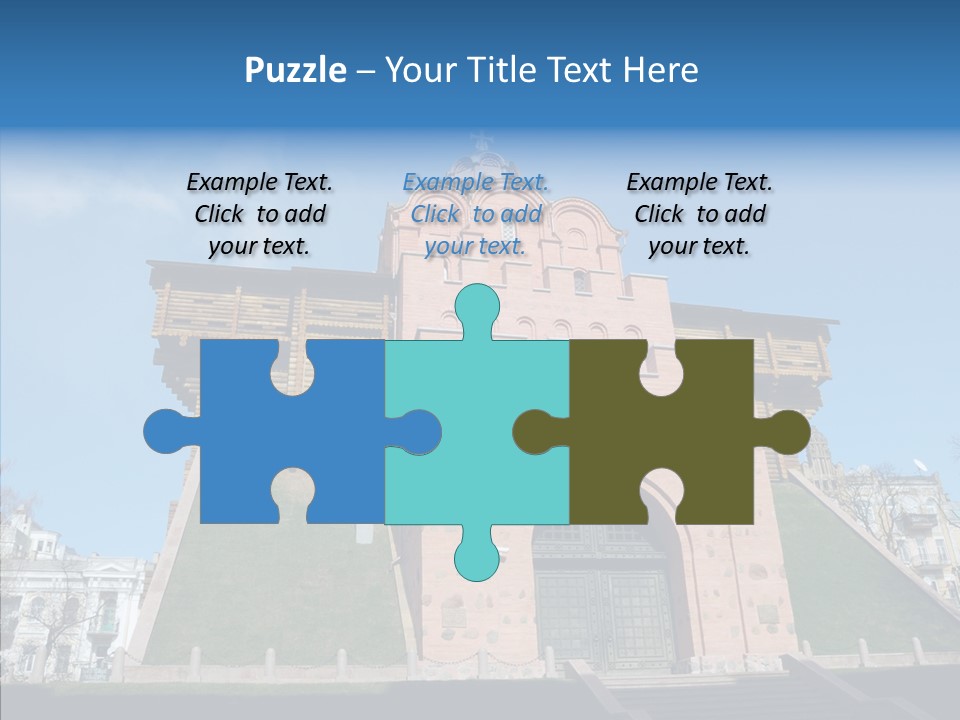 Walls Historic Kiev PowerPoint Template