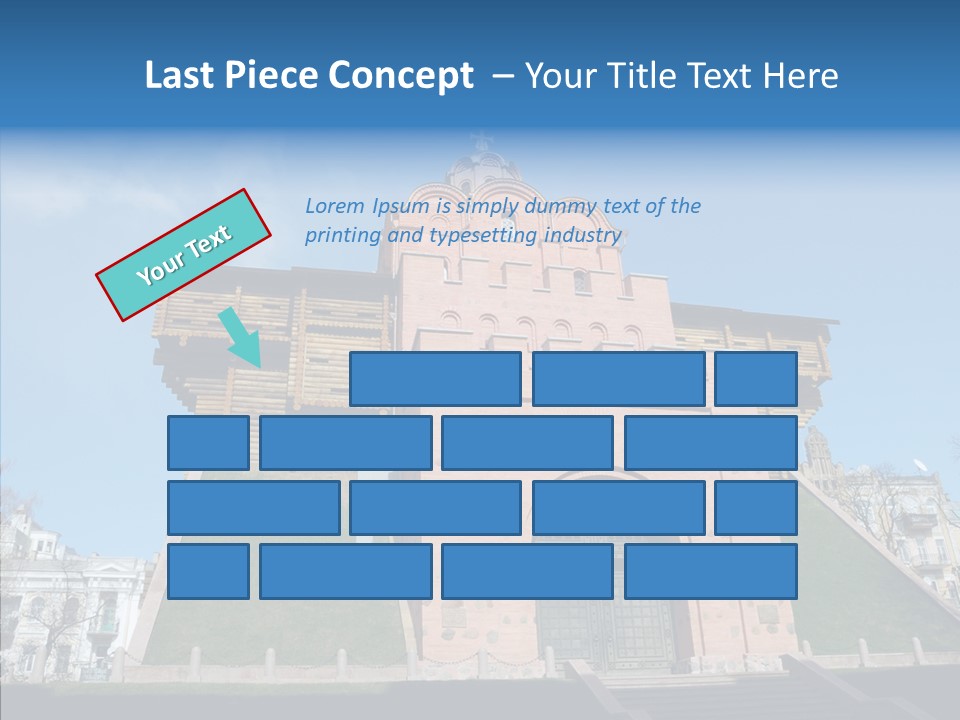 Walls Historic Kiev PowerPoint Template