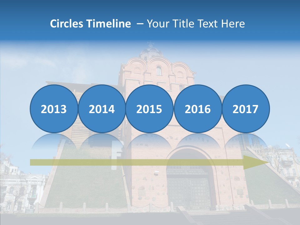 Walls Historic Kiev PowerPoint Template