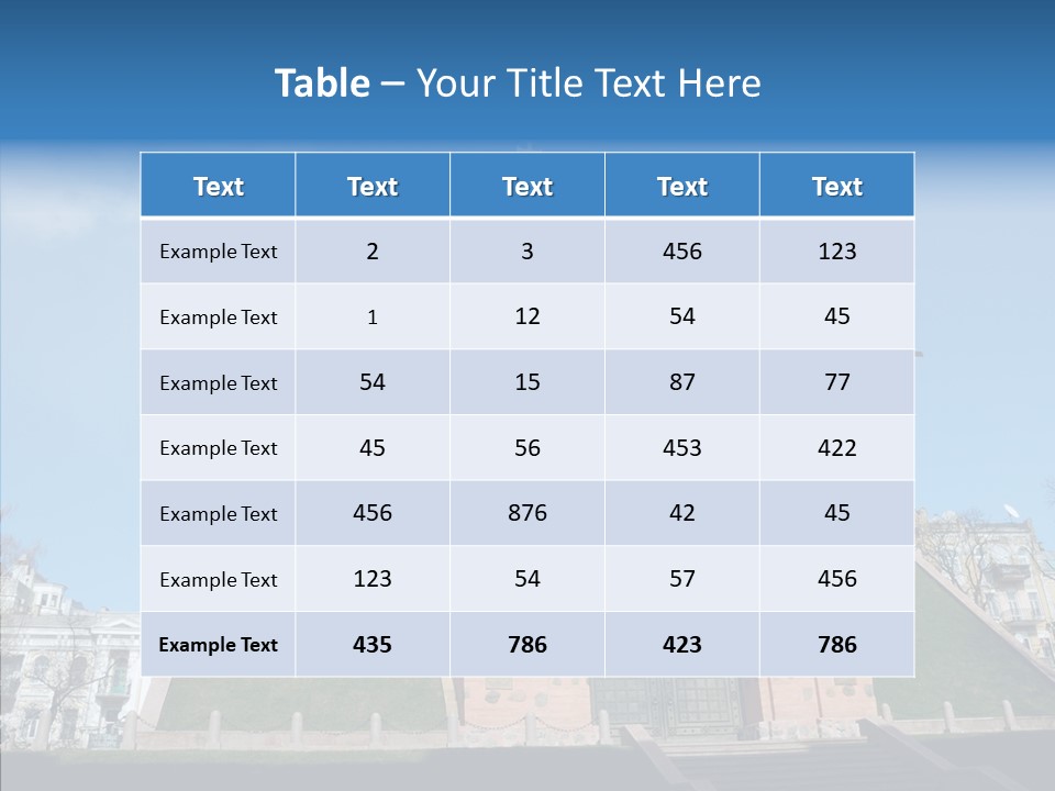 Walls Historic Kiev PowerPoint Template