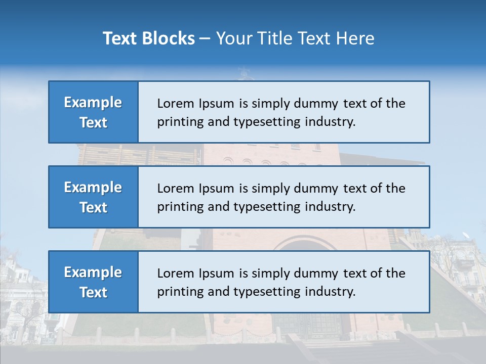 Walls Historic Kiev PowerPoint Template