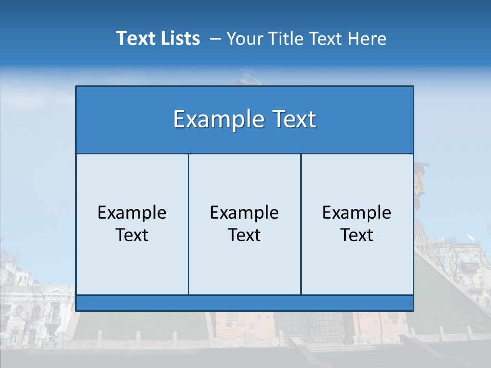 Walls Historic Kiev PowerPoint Template