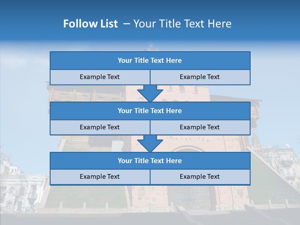 Walls Historic Kiev PowerPoint Template