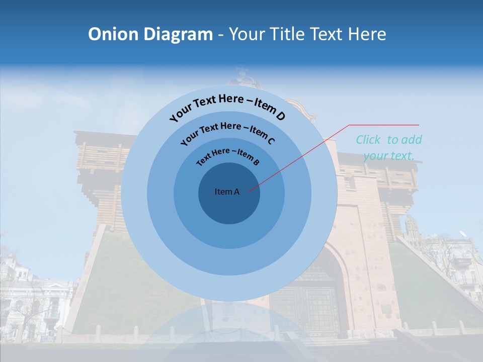 Walls Historic Kiev PowerPoint Template