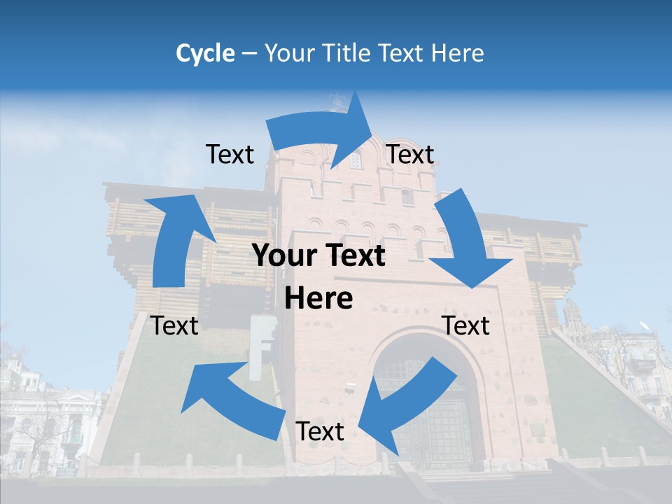 Walls Historic Kiev PowerPoint Template