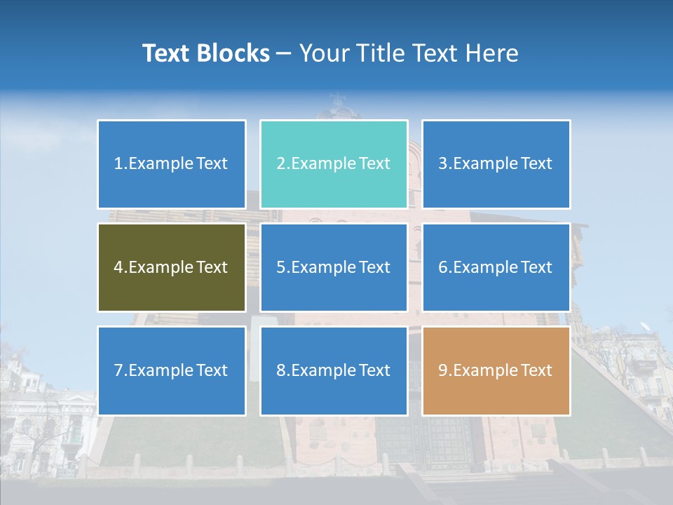 Walls Historic Kiev PowerPoint Template