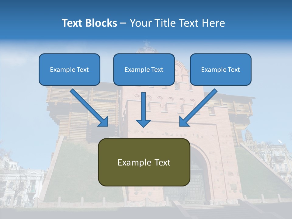 Walls Historic Kiev PowerPoint Template