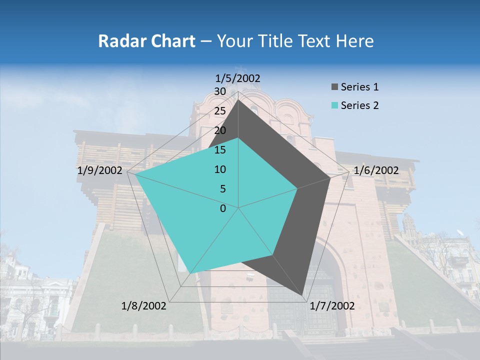 Walls Historic Kiev PowerPoint Template