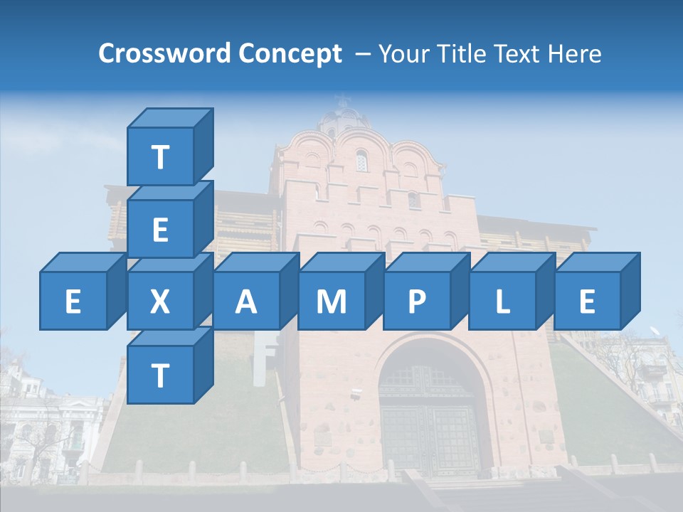 Walls Historic Kiev PowerPoint Template