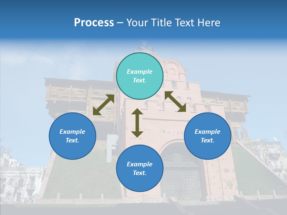 Walls Historic Kiev PowerPoint Template