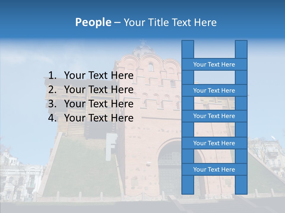 Walls Historic Kiev PowerPoint Template