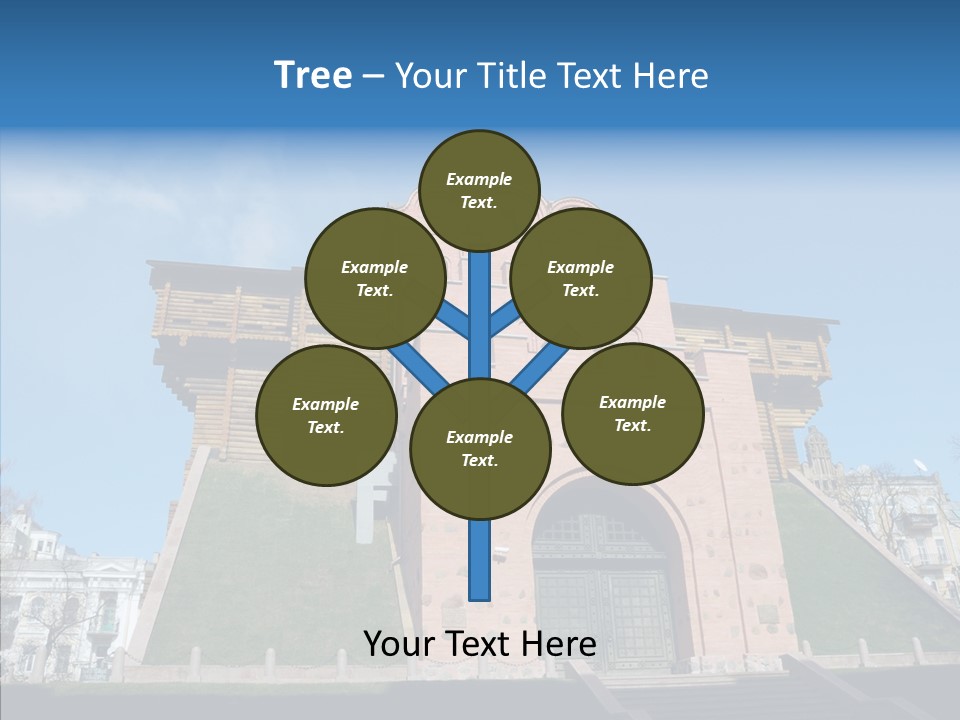 Walls Historic Kiev PowerPoint Template