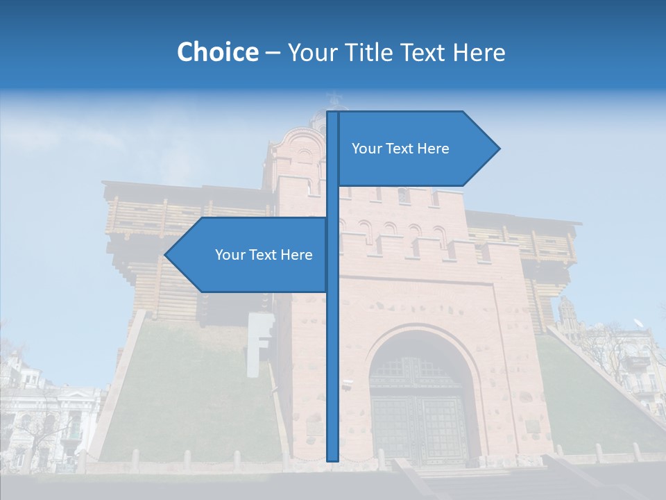 Walls Historic Kiev PowerPoint Template