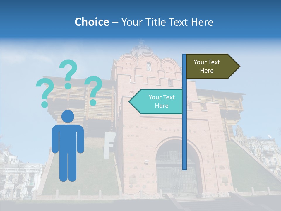 Walls Historic Kiev PowerPoint Template