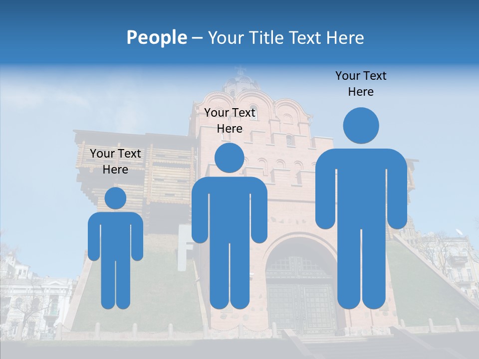 Walls Historic Kiev PowerPoint Template