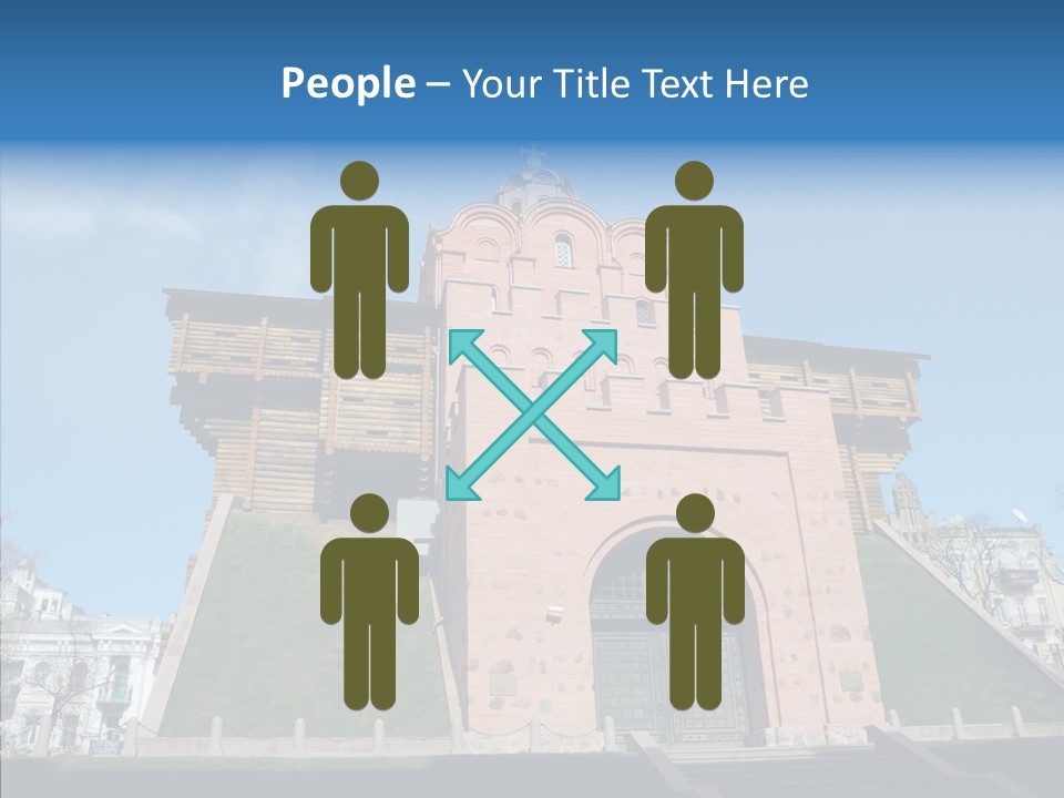 Walls Historic Kiev PowerPoint Template