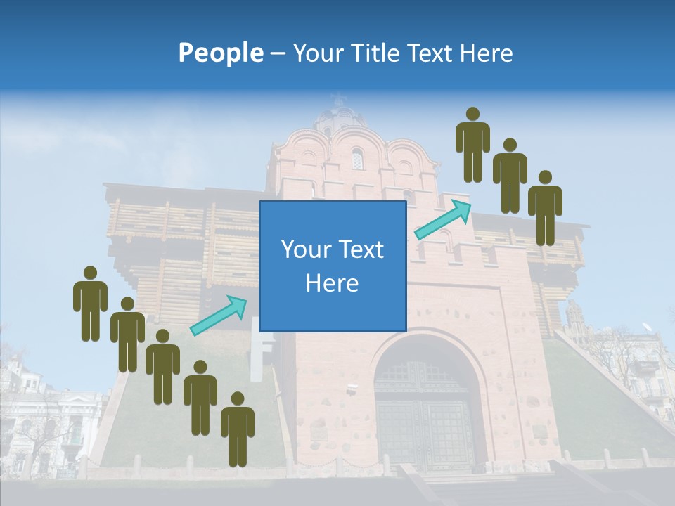 Walls Historic Kiev PowerPoint Template