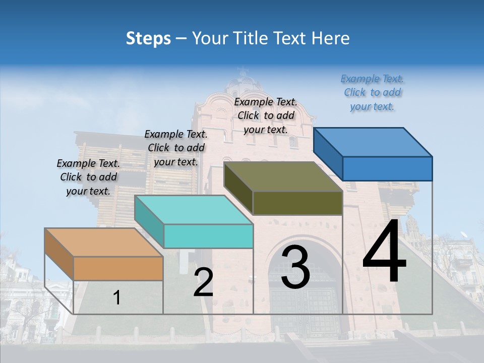 Walls Historic Kiev PowerPoint Template