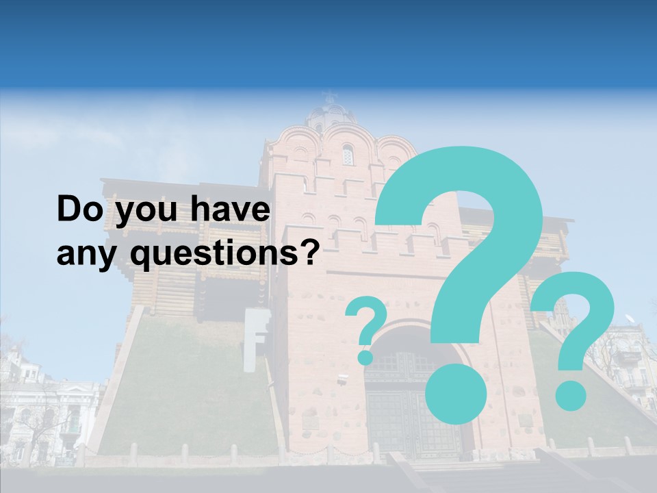 Walls Historic Kiev PowerPoint Template