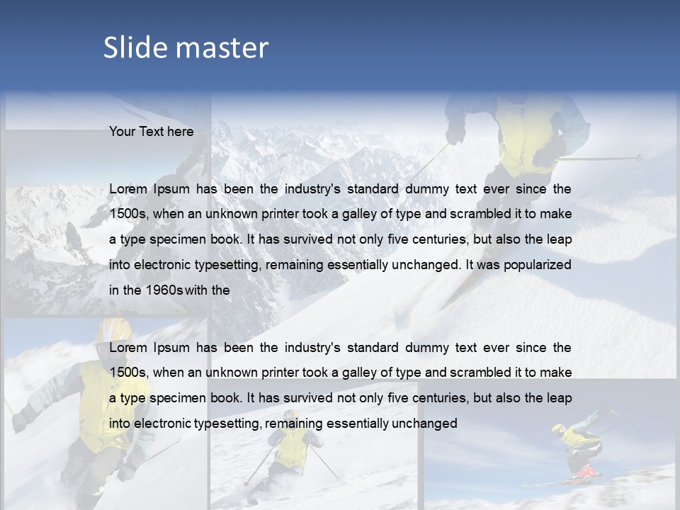 Lifestyle Extreme Lift PowerPoint Template