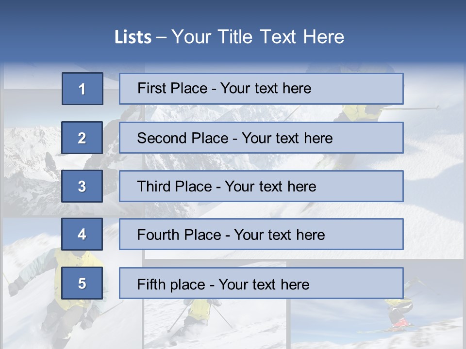 Lifestyle Extreme Lift PowerPoint Template