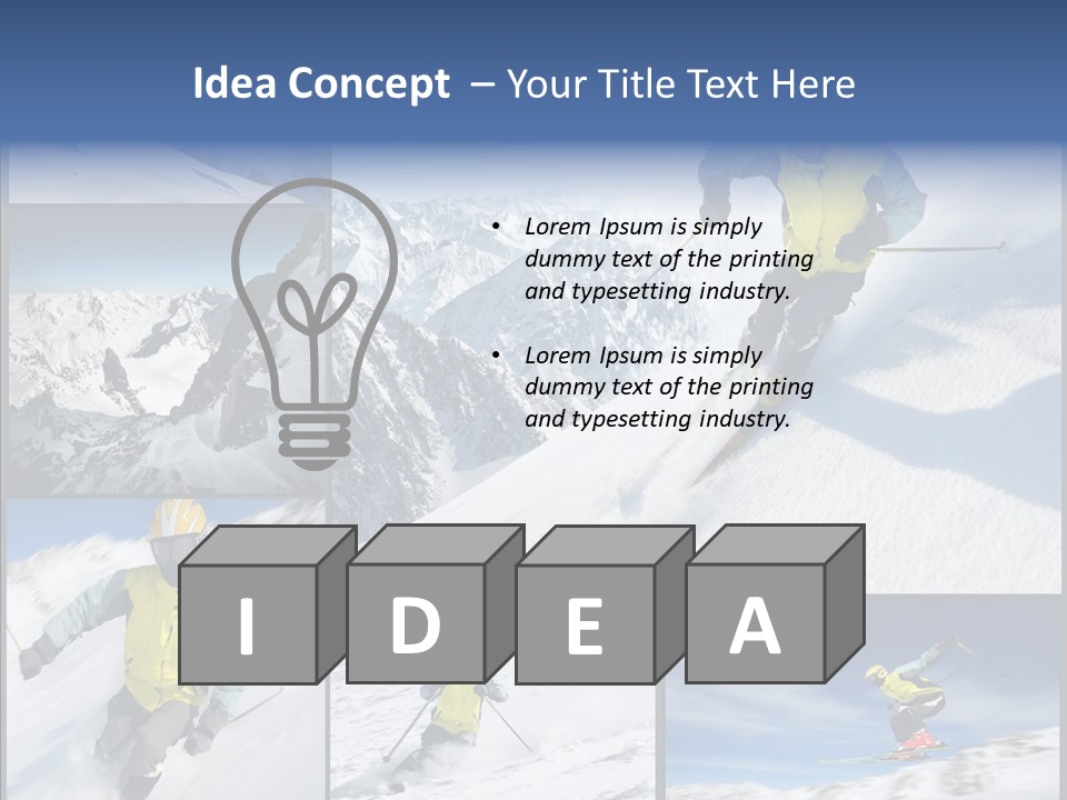 Lifestyle Extreme Lift PowerPoint Template