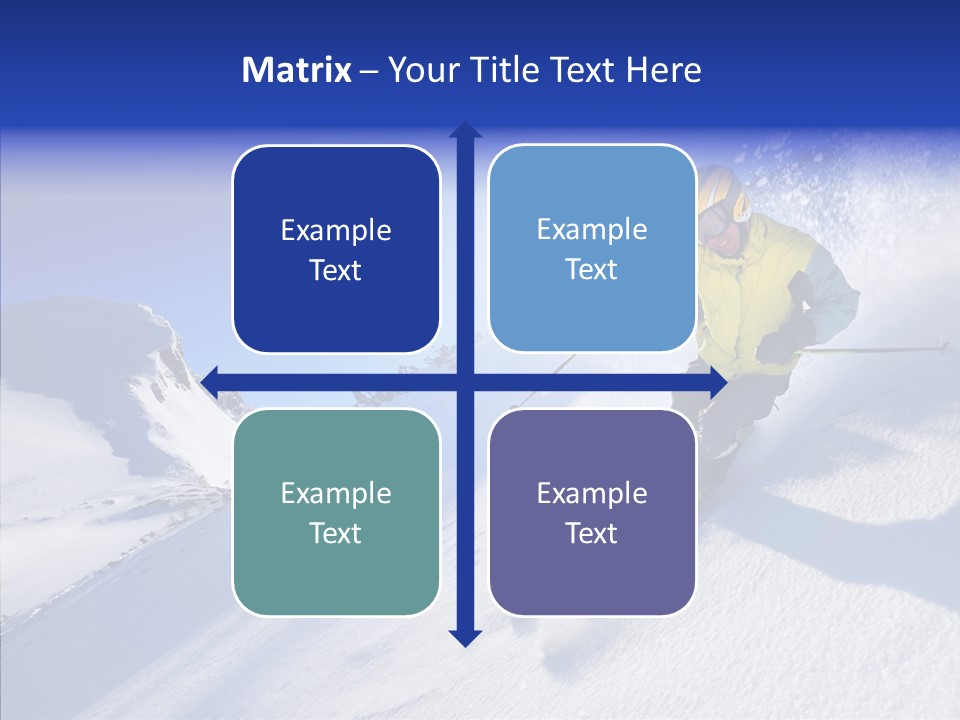 Cold Jacket Snow PowerPoint Template