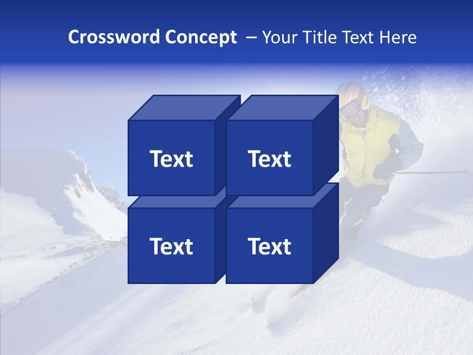 Cold Jacket Snow PowerPoint Template