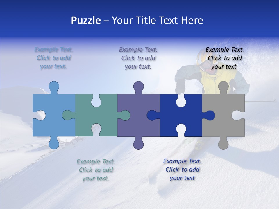 Cold Jacket Snow PowerPoint Template