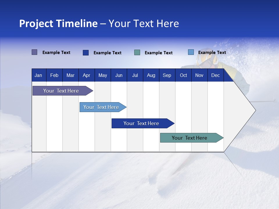 Cold Jacket Snow PowerPoint Template