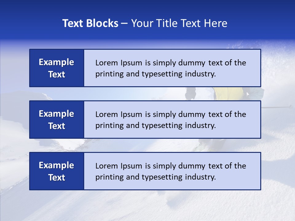 Cold Jacket Snow PowerPoint Template