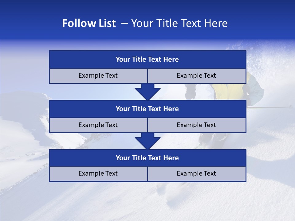 Cold Jacket Snow PowerPoint Template