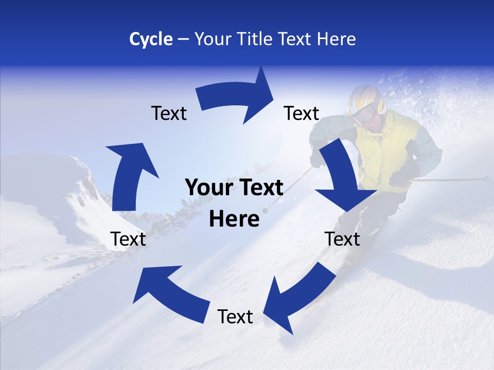 Cold Jacket Snow PowerPoint Template