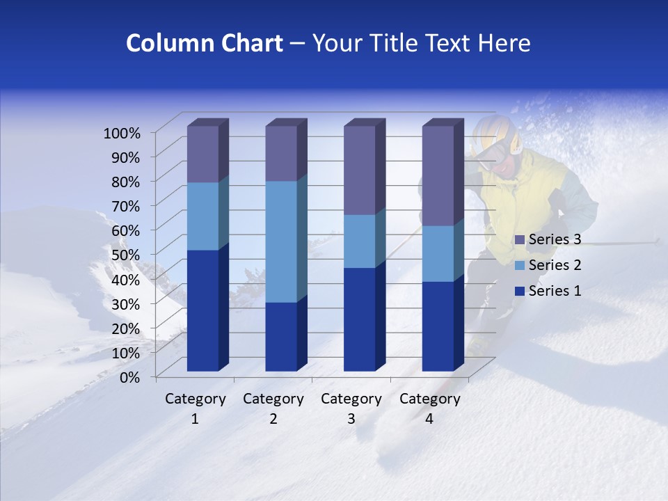 Cold Jacket Snow PowerPoint Template