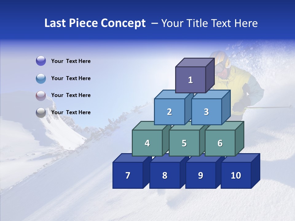 Cold Jacket Snow PowerPoint Template