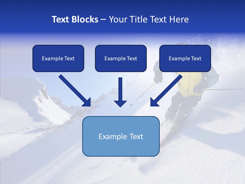 Cold Jacket Snow PowerPoint Template