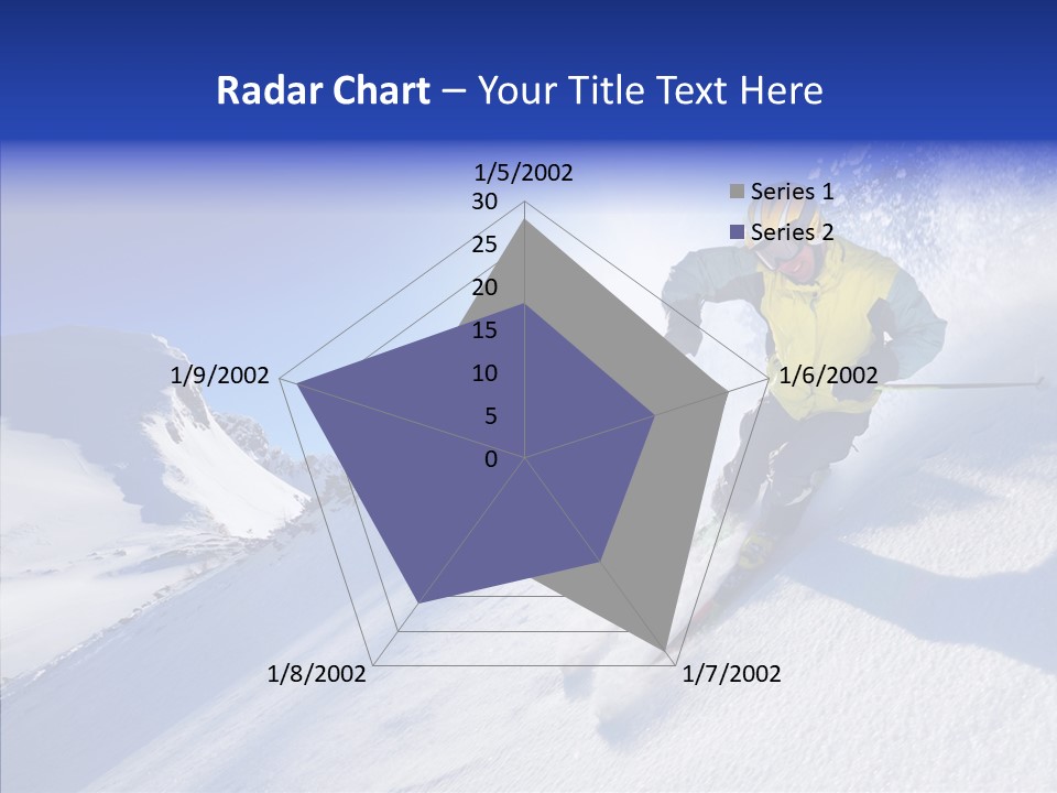 Cold Jacket Snow PowerPoint Template