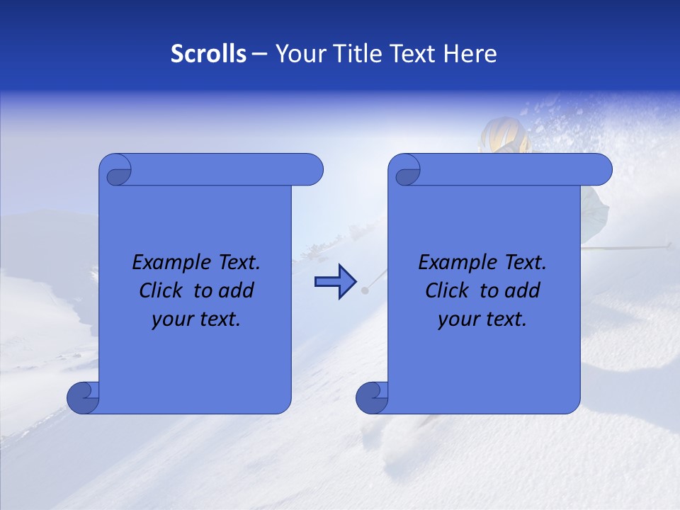 Cold Jacket Snow PowerPoint Template