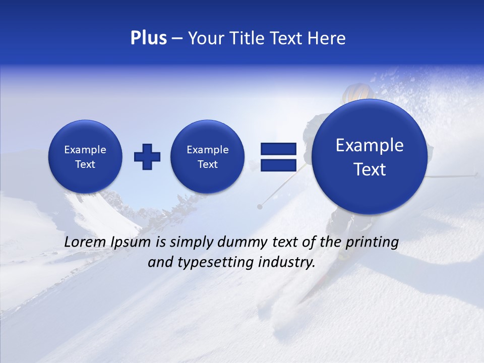 Cold Jacket Snow PowerPoint Template